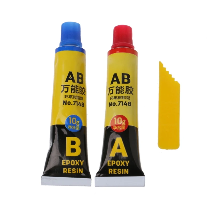 

New 2PCS Epoxy Resin AB Glue All Purpose Adhesive Super Glue For Glass Metal Ceramic Hardware