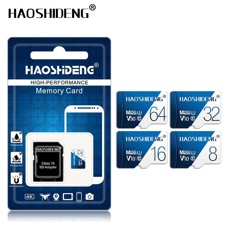 Высококачественная карта micro sd, 32 ГБ, 64 ГБ, 128 ГБ, класс 10, картао-де-Мемория, 8 ГБ, 16 ГБ, микро-накопитель, мини-карта памяти, TF карта, флеш-карта