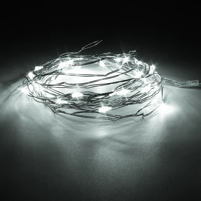 Светодиодный строки Водонепроницаемый 2 м/3 м/4 м Батарея Мощность работает