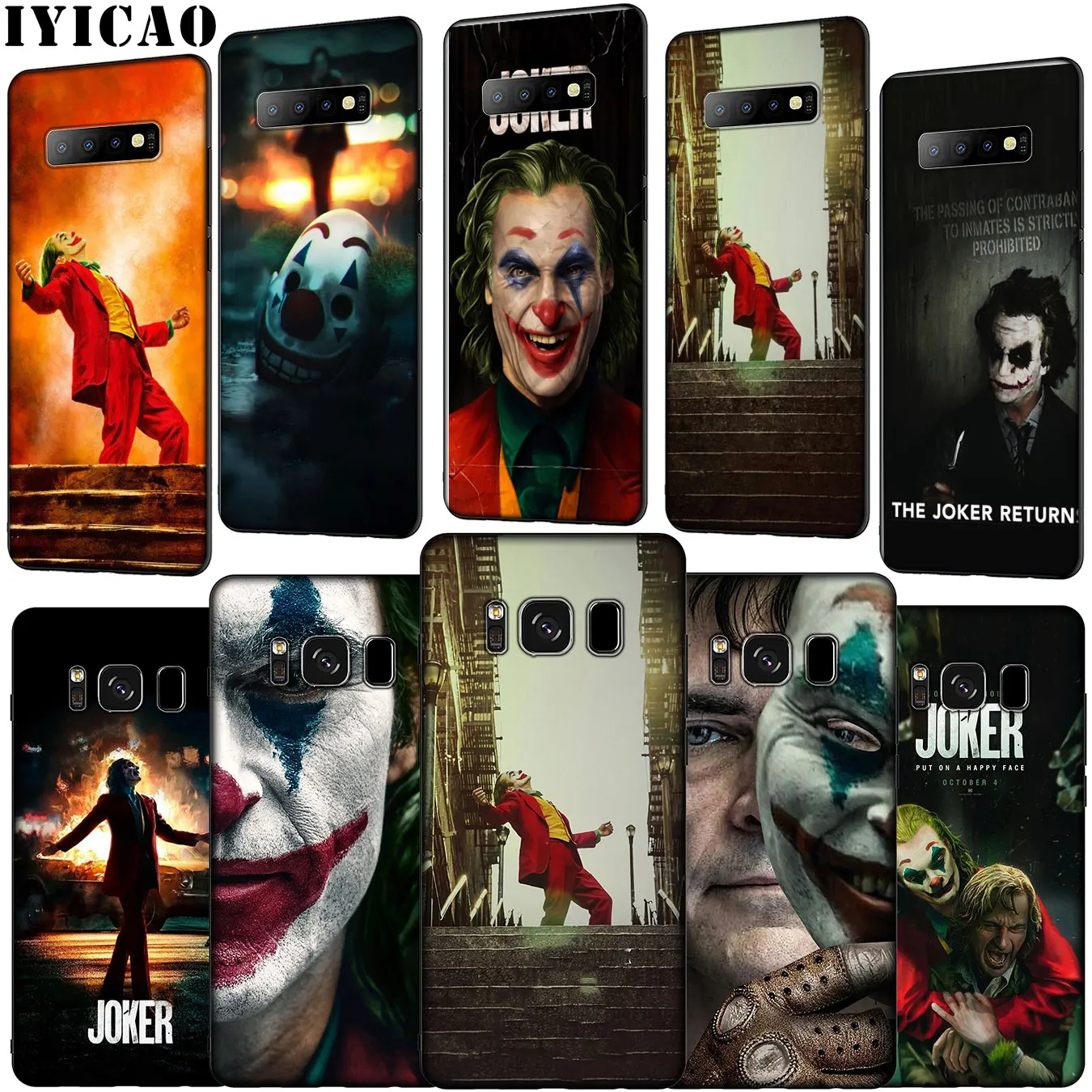 Joaquin Phoenix movie joker Soft Silicone Phone Case for Samsung Galaxy S20 Ultra S10 Lite S9 S8 Plus S6 S7 Edge S10e Cover |