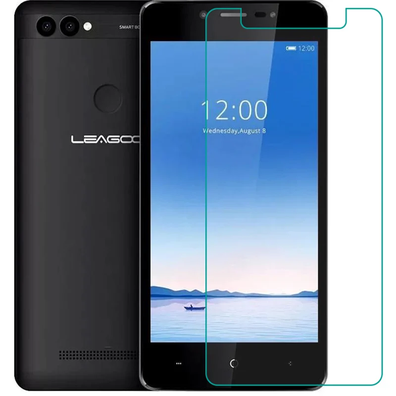 Защитное закаленное стекло для Leagoo Power 2 шт. 9H 2.5D защитная пленка экрана Pro |
