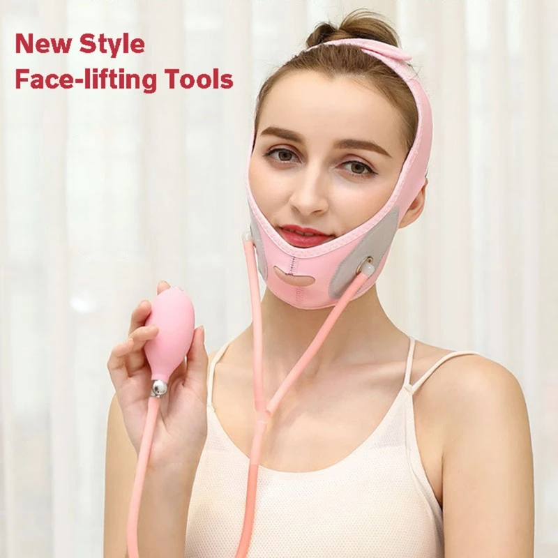 

Inflatable Face Slimming Band Air Press Lift Up Belt Face-Lift Mask Massager 27RC