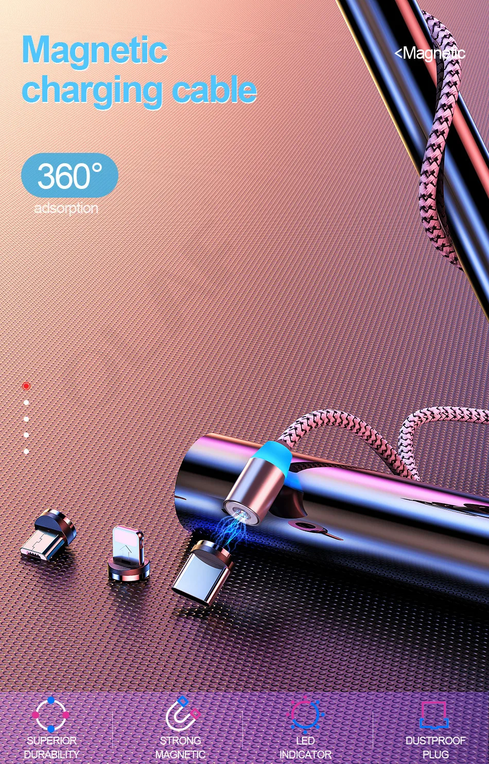 Магнитный кабель Олаф 1 м 2 м Micro usb type-C кабель для iPhone 11 Pro Max XS samsung S8 S9 Быстрая зарядка магнитное зарядное устройство USB кабель