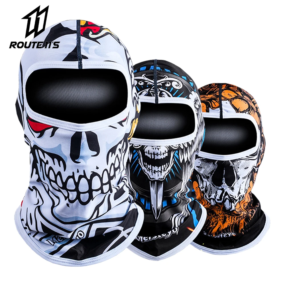 Мотоциклетная Балаклава летняя маска для лица из вискозы мотоциклетные дышащие