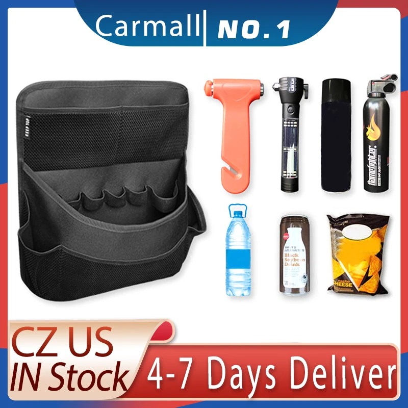 

Car Backseat Organizer Auto Trunk Storage Bag Car Organizer Back Seat Interior Accessories Mesh Pockets For SUV Vehicle Truck
