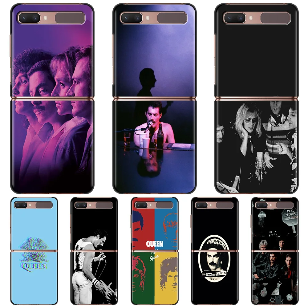 

Chic Freddie Mercury Queen Case For Samsung Galaxy Z Flip 3 6.7" Hard PC Cover Mobile Phone Bag ZFlip 5G Black Chic Bag Cover