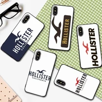 high end leisure design hollister phone case for iphone 6 6s 7 8 plus x xs xr xsmax 11 12 pro promax 12mini