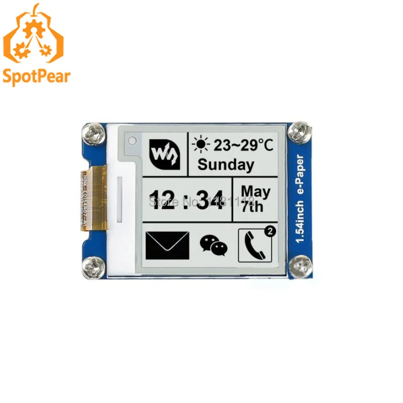 

Raspberry Pi 1.54inch E-Ink display module, 200x200