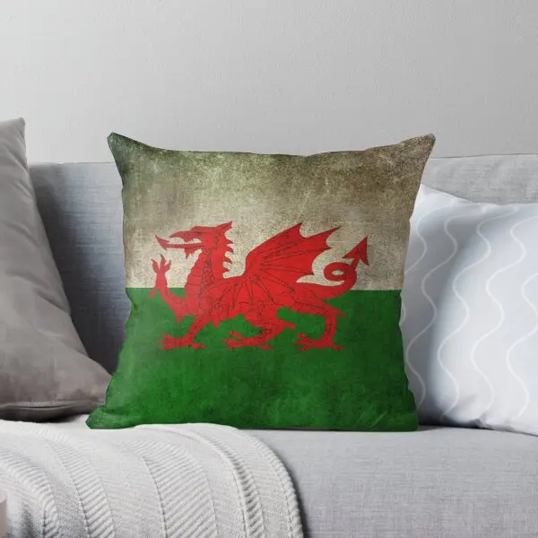 

Old And Worn Distressed Vintage Flag Of Printing Throw Pillow Cover Decor Fashion Sofa Office Anime Waist Pillows not include