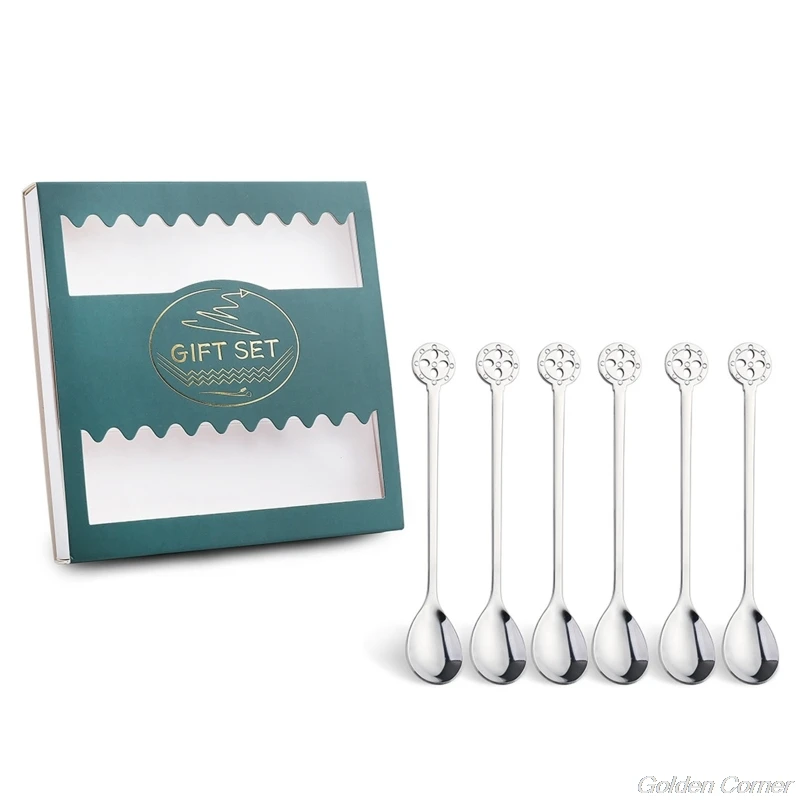 

Creative Stainless Steel Coffee Spoon Teaspoon Dessert Snack Scoop Ice Cream Mini Spoons Tableware Coffee Scoops D28 20