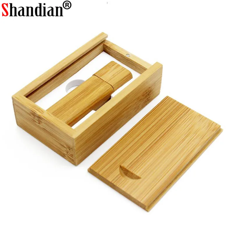 SHANDIAN usb флеш накопитель из натурального бамбука 4 ГБ 8 16 32 64 ГБ|bamboo flash drive|u diskusb drive