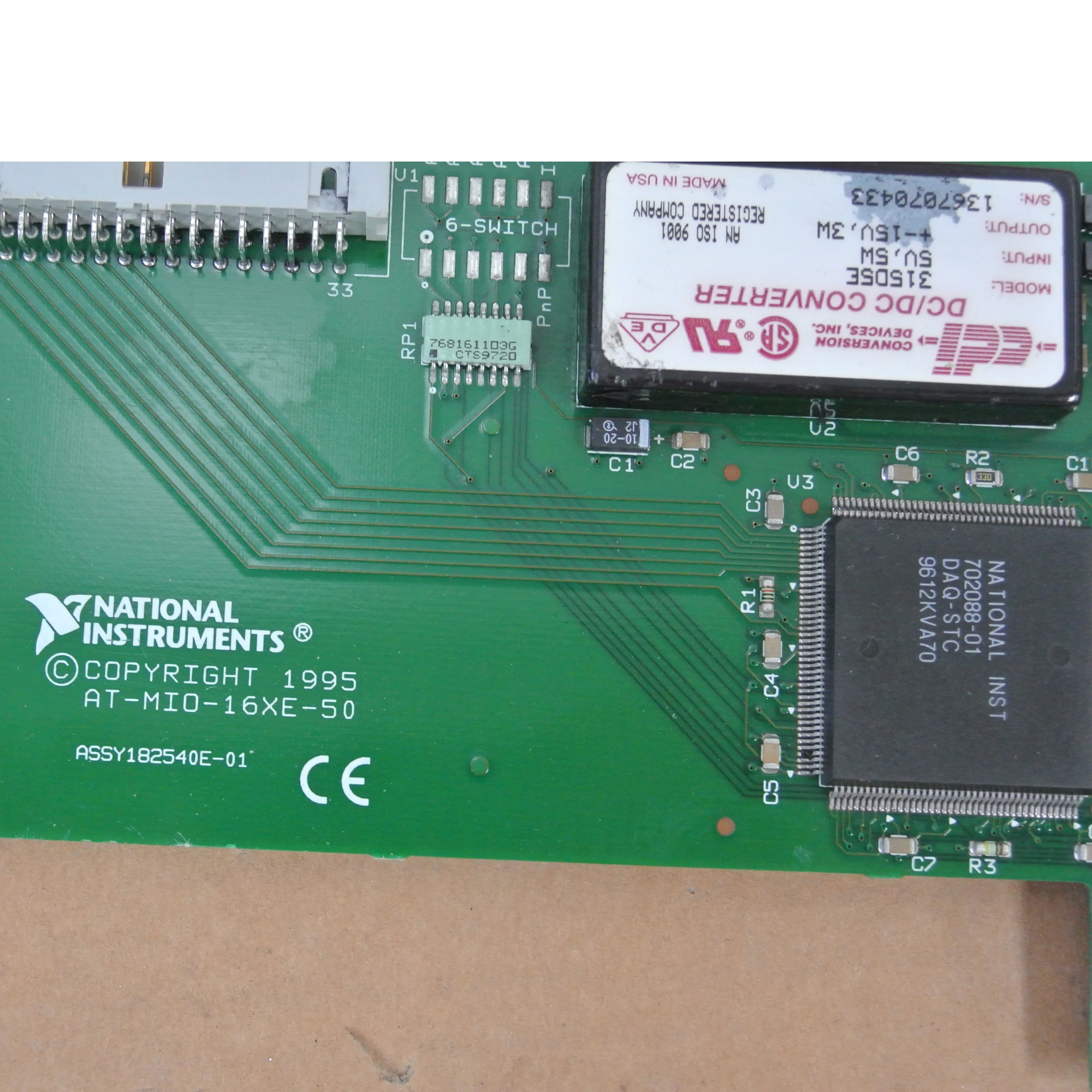 

National Instruments AT-MIO-16XE-50 High Multifunction I/O Board