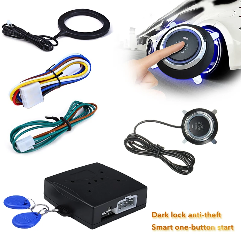 12V Универсальный пуш ап кнопка старт/стоп смарт ключ Автосигнализация запуска