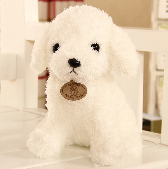 

20CM Animals Simulation Teddy Dog Lady Stuffed Toys Dolls