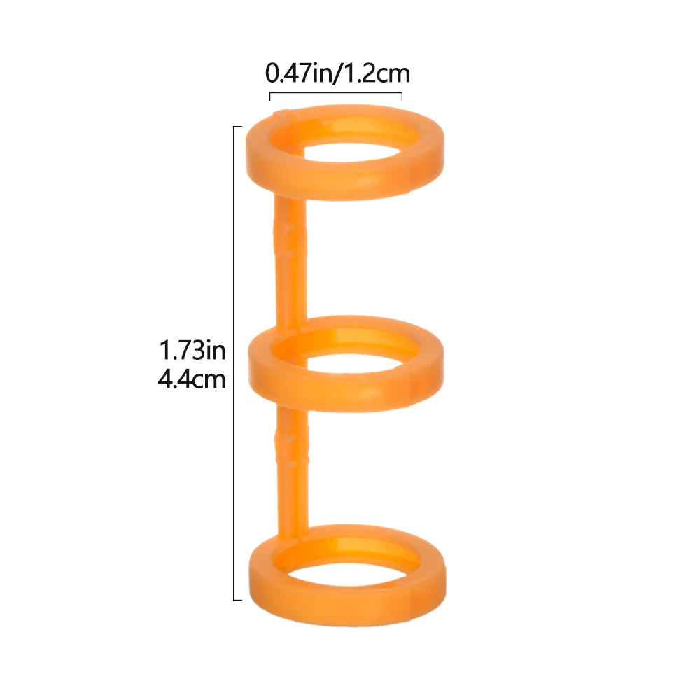 

3Pcs/Set Candy Color Loose Leaf Notebook Binder Hinged Spiral Rings Scrapbook Clips Album Binder Calendar Circle Stationery