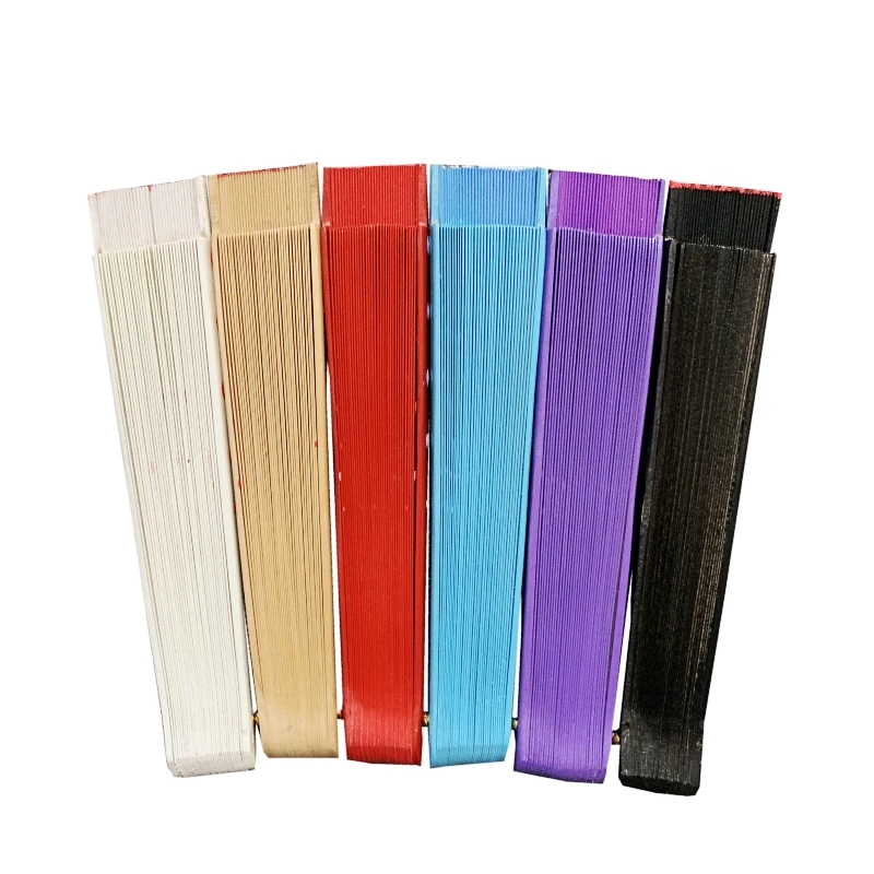 Деревянный веер в горошек испанском стиле 12 шт. подарочные сувениры для