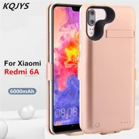 portable power bank battery charger cases for xiaomi redmi 6a external battery charging cover for xiaomi redmi 6a battery case
