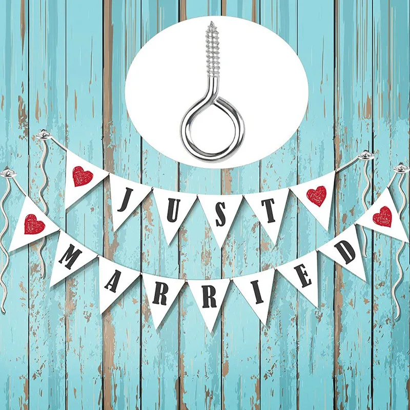 100 шт. винт крючки станок и потолок винты Крючки глаз болтов гаек 6 различных