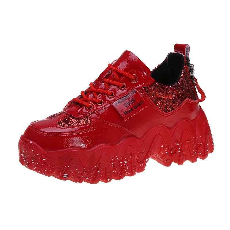 

Hot Women Vulcanized Shoes Female Mesh Lace-up Ladies Fashion Casual Breathable Soft Shoes Flat Autumn Sneakers Shoes U21-49