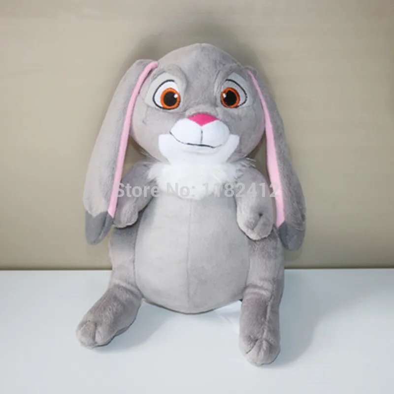 Милый кавайный кролик в виде клевера серый плюшевая игрушка 25 см плюшевые