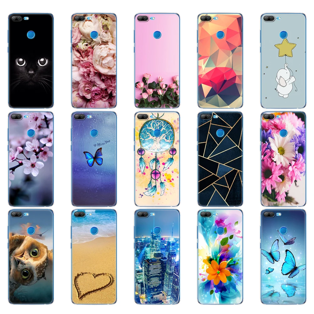 Мягкий силиконовый чехол для телефона huawei honor 9 lite чехлы из мягкого ТПУ задняя