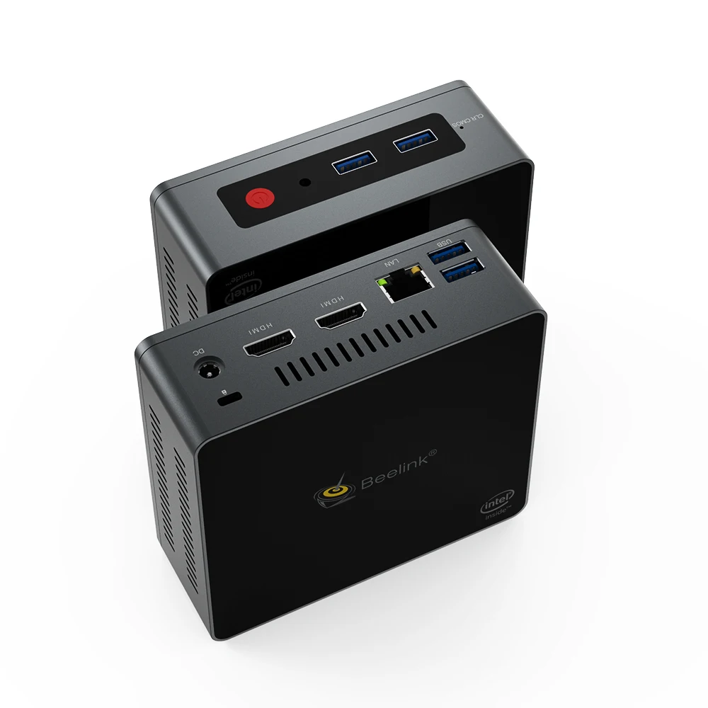 Beelink GK Мини ПК Intel Celeron J4125 8 Гб DDR4 128 ГБ/256 ГБ SSD Windows 10 Dual WIFI 4K UHD WIN10 Настольный NUC Gigabit