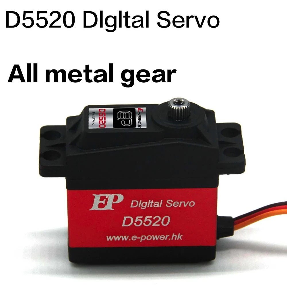 

E-Power 20kg high torque digital server is suitable for 1/8 and 1/10RC remote control car fixed wing