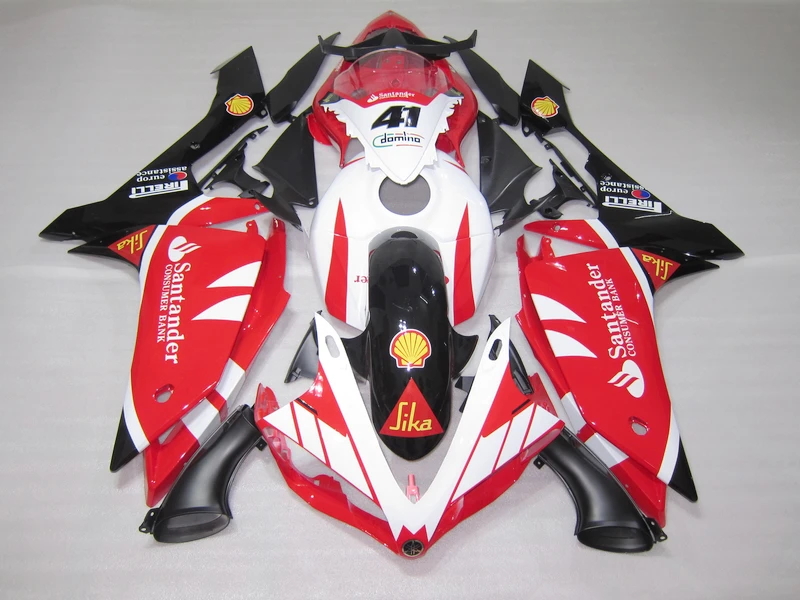 Высококлассный инжекторный обтекатель комплект подходит для YAMAHA 2007 2008 YZFR1 YZF R1 07 08 Красный Черный Белый Мотоцикл Обтекатели наборы для тела YB07