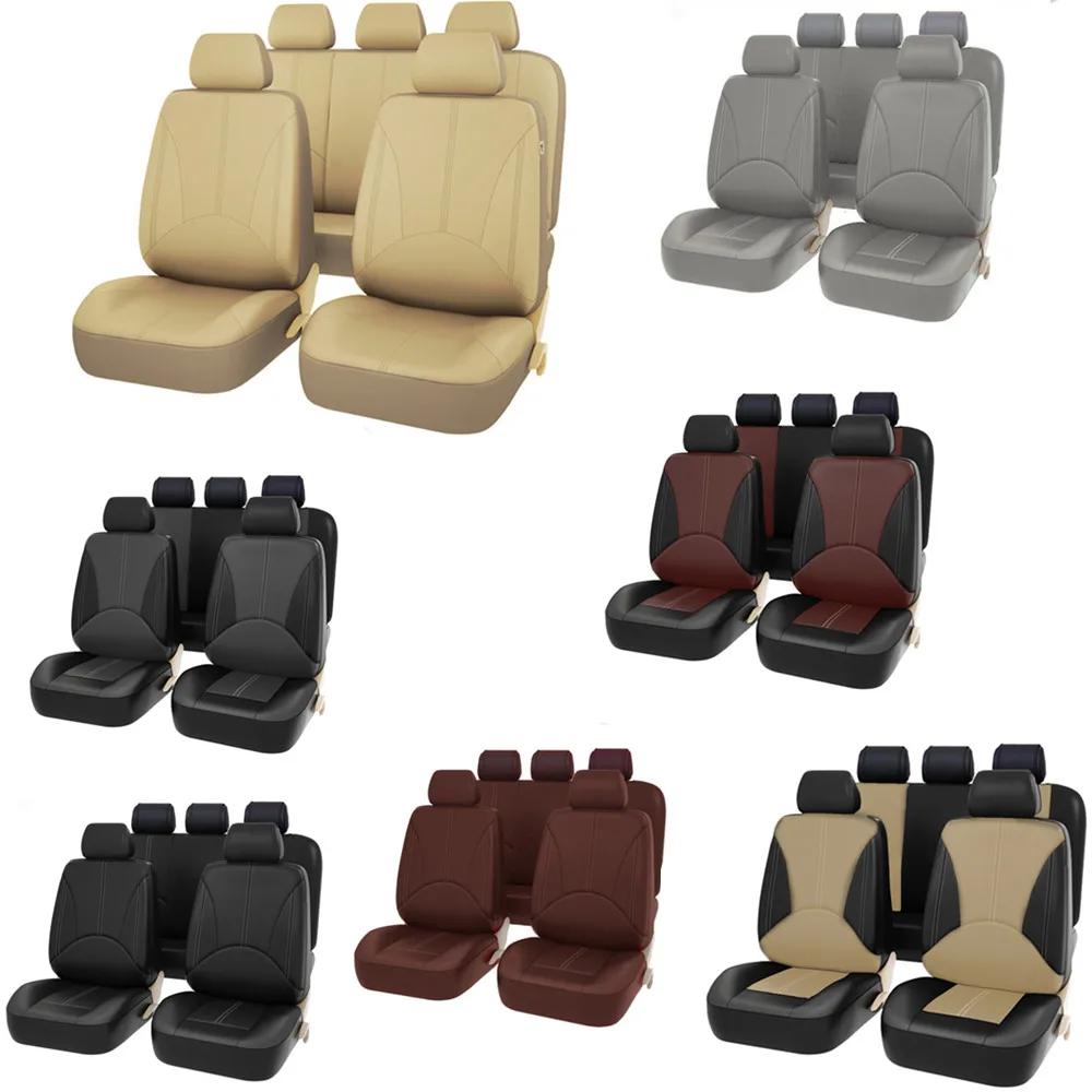 Leather Car Seat Covers Parts For KIA Rio Niro K3 K5 Soul Ceed Cerato Forte Sportage Optima Proceed Sorento Carens Camival