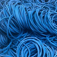 50 500pcs blue color elastic rubber bands stretchable sturdy natural o rings diameter 38mm