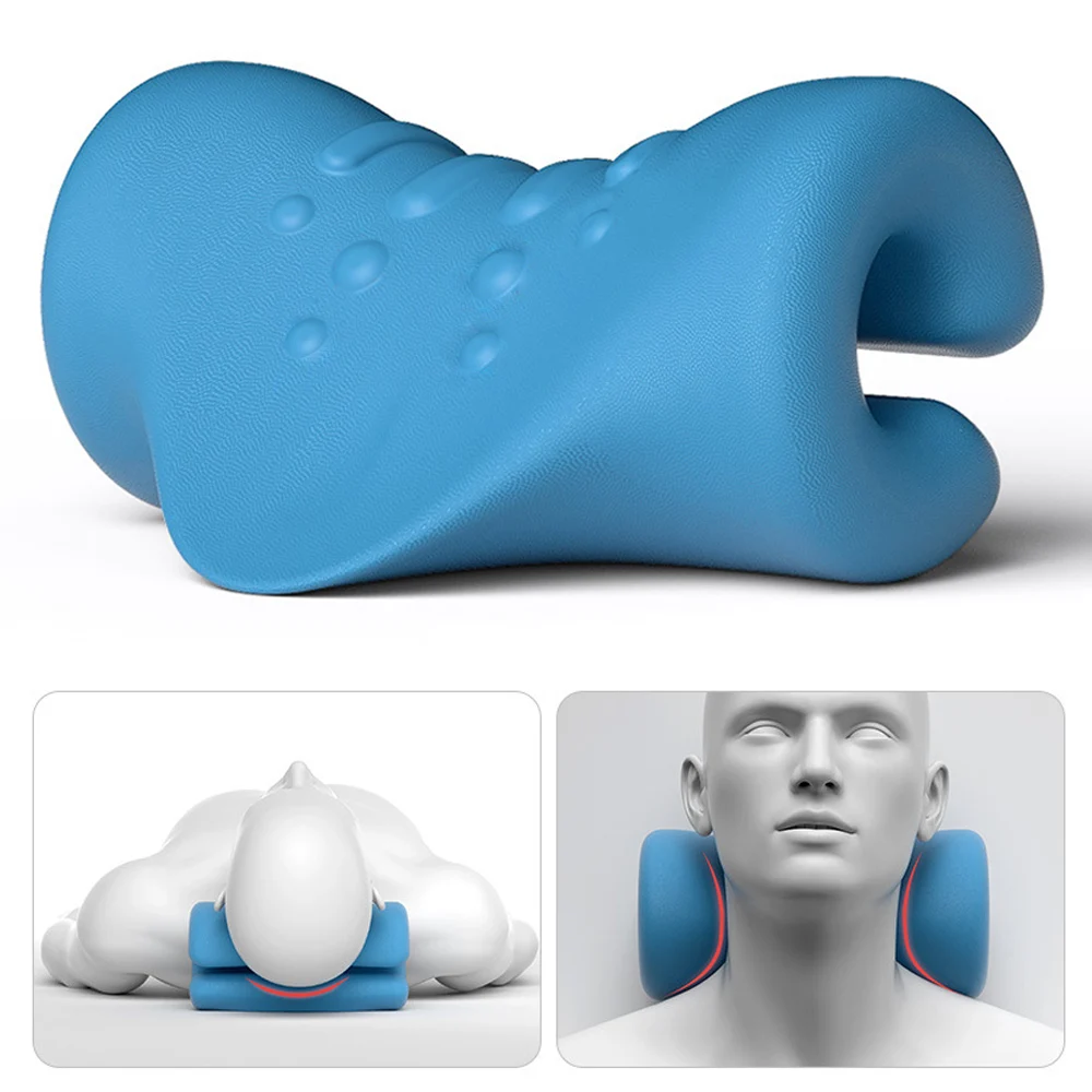 

Neck Stretcher Pillow Massage & Relaxation Cervical Spine Pillow Chiropractic Device Shoulder Relaxer