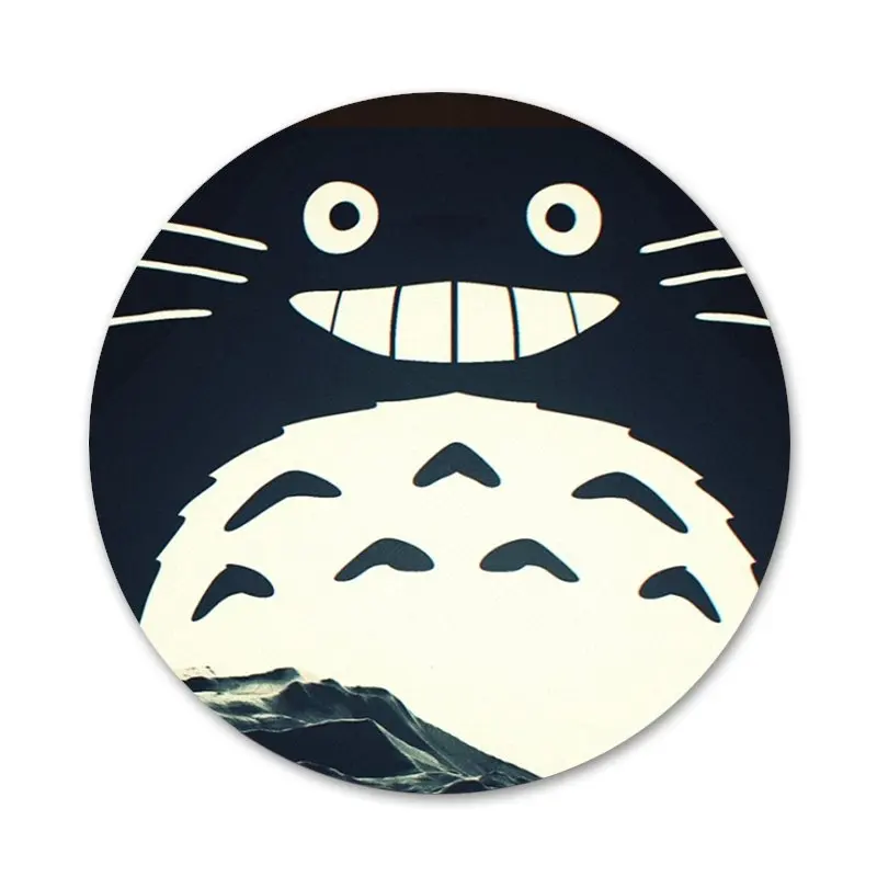 Новое поступление 58 мм милый мультяшный значок Тоторо брошь заколка аксессуары