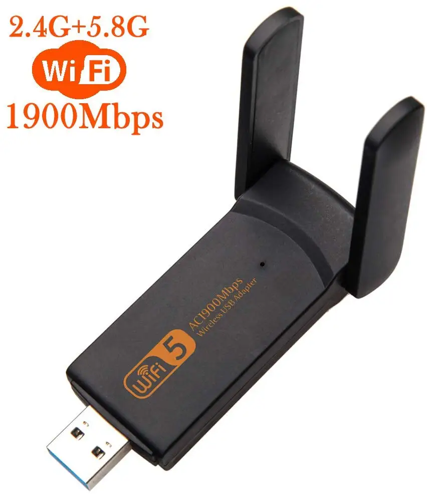 1900 Мбит/с USB Wifi адаптер двухдиапазонный 2 4 ГГц 5 RTL8814 беспроводная сетевая карта LAN