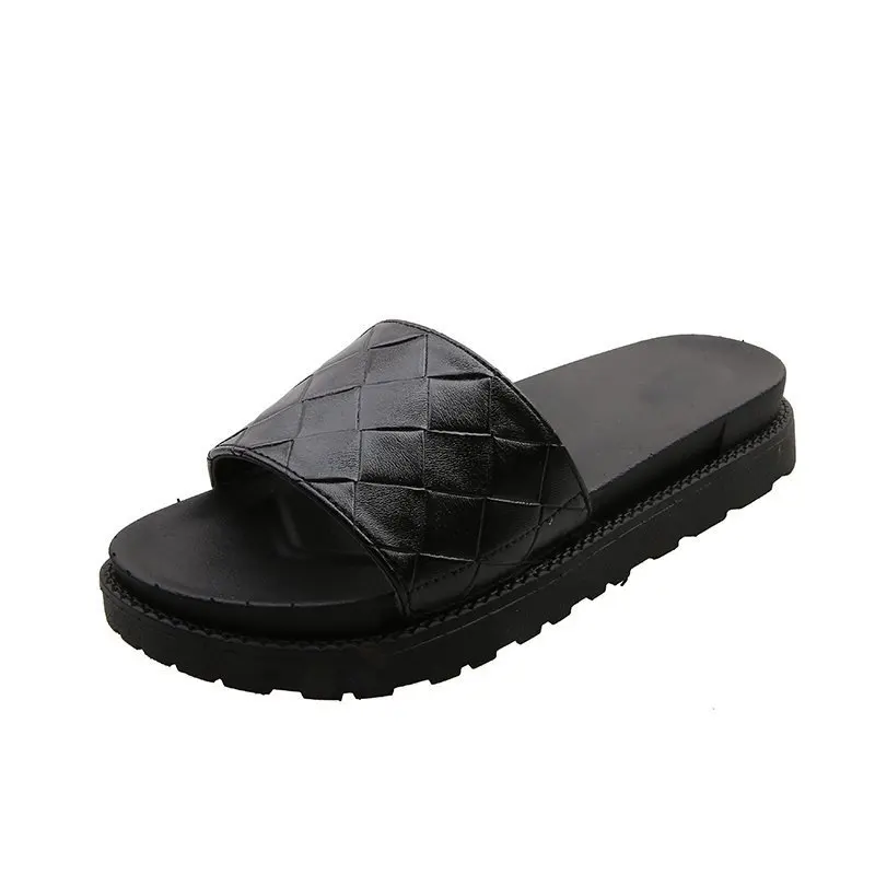 

Shoes Women Slippers For Swimming Pool Luxury Slides Pantofle Rubber Flip Flops Low Platform Soft Beach Summer Designer 2021