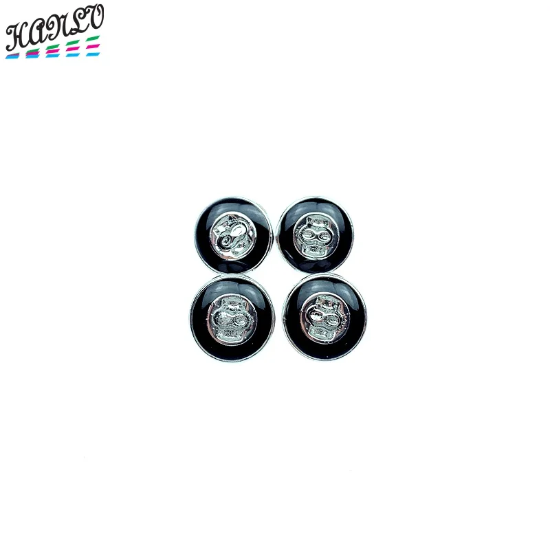 

HANLV 12mm 100Ppcs/300pcs Patterned Plating Buttons Shank DIY Crafts Apparel Sewing Accessories