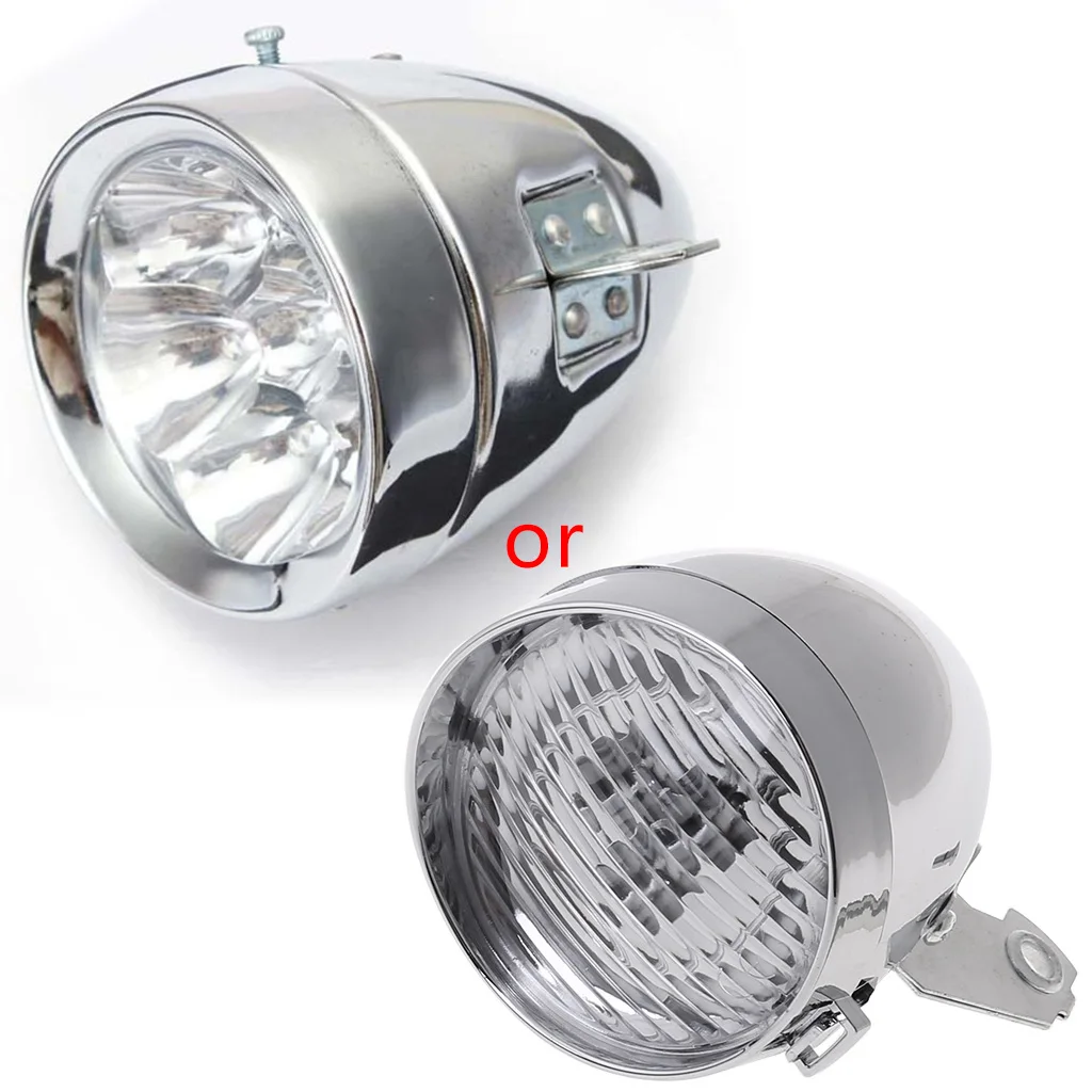 Винтажная передняя фара для велосипеда в стиле ретро 7 светодиодный