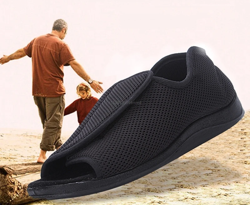 Обувь для диабетиков Сезон весна лето Широкая стопа пожилых людей среднего