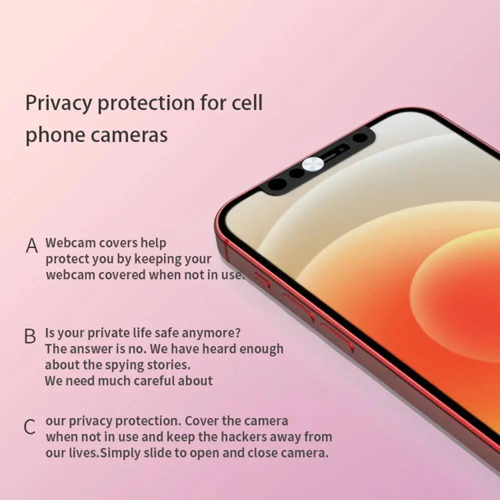 Металлическая крышка для веб-камеры наклейки на объектив телефона iPhone 12 11 Pro MAX X XS