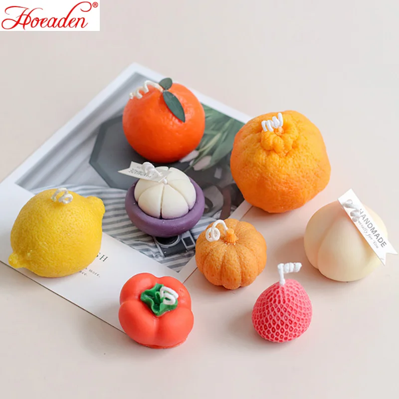 

3D Fruit Shape Cake Mold For Mousse Dessert Mould Home Decor Cake Decoration Fondant Molds Handmade Candle Soap Silicone Mould