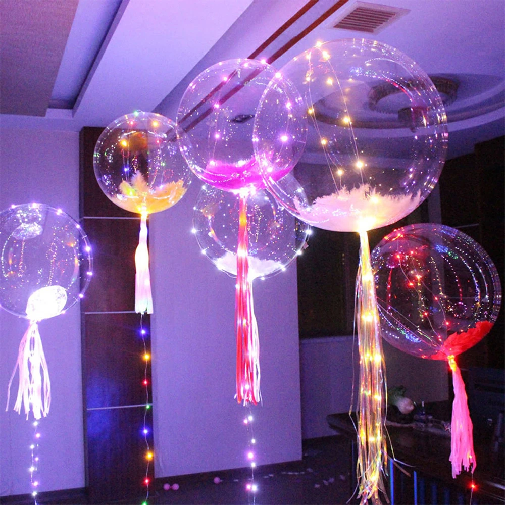 

Transparent Bobo Balloons Activity Birthday Party Festival Christmas Marriage Wedding Decoration Floatable Balloon 12-24 inch