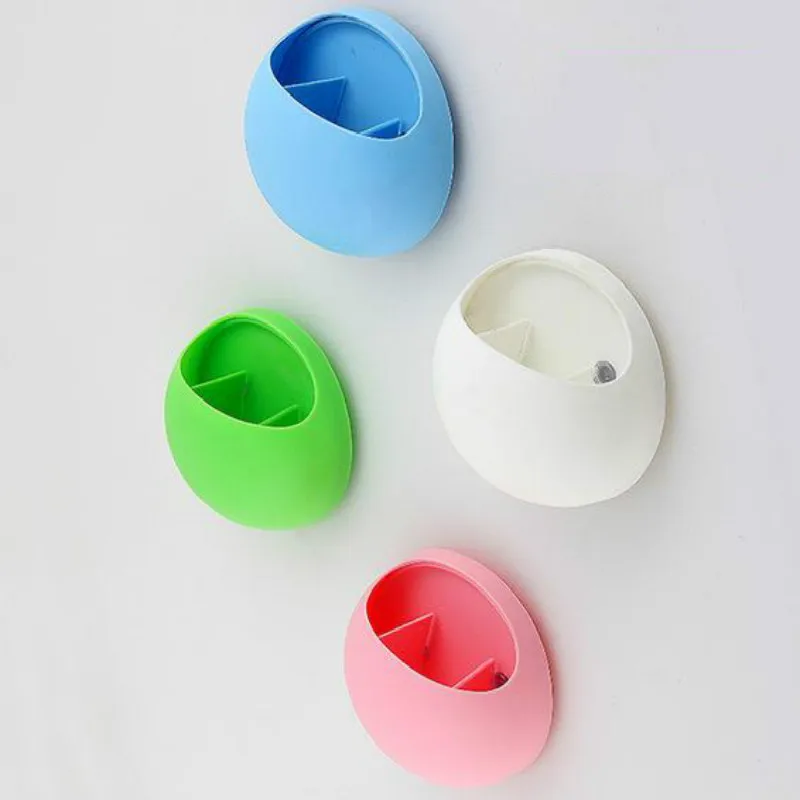 1 шт. полезные Пластик дома Ванная комната настенная подставка для зубных щеток