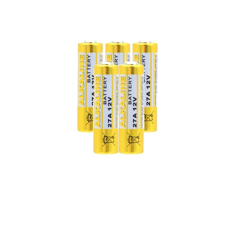 5pcs 12V 27A Alkaine аккумуляторы G27A MN27 MS27 GP27A A27 L828 V27GA ALK27A A27BP K27A VR27 R27A для дверной звонок сигнализация Пульт дистанционного управления
