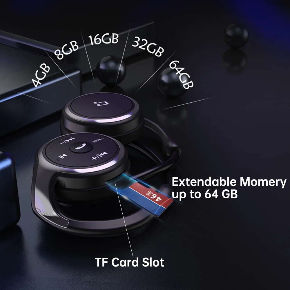 Bluetooth-наушники Arikasen спортивный MP3-плеер гарнитура FM-радио Расширенная память