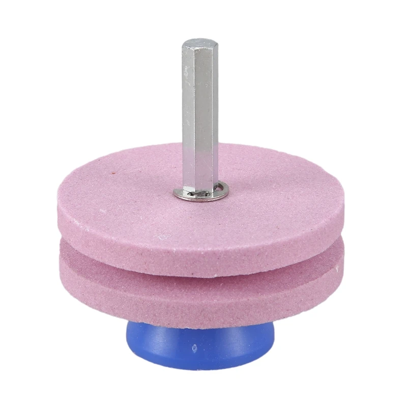 

3Pcs Universal Multi-Sharp Rotary Layer Lawn Mower Sharpener with 5 Pcs Lawnmower Blade Sharpener