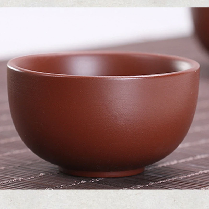 Чайный сервиз из пурпурного песка черный/красный керамический чайный Кунг фу