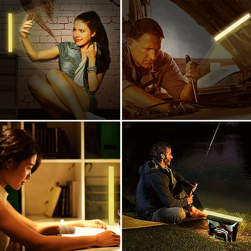 

LED Human Induction Under Cabinet Light USB Charging Wardrobe Counter Lamp TT-best