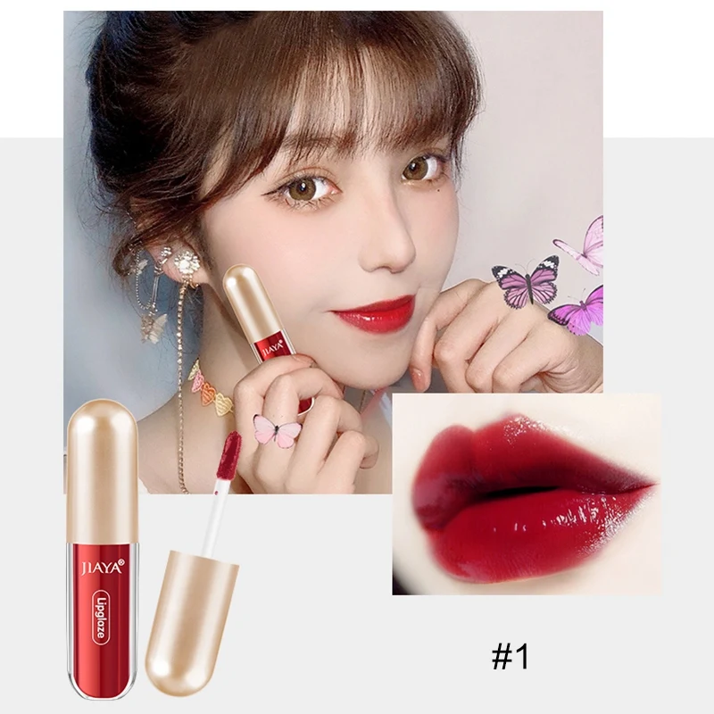 4 шт фантазия Карамельное Зеркало Набор блесков для губ стойкая шелковистая