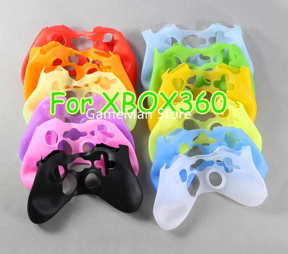 OCGAME 30 шт./лот 14 видов цветов красочные силиконовый чехол для xbox360 xbox 360 контроллер