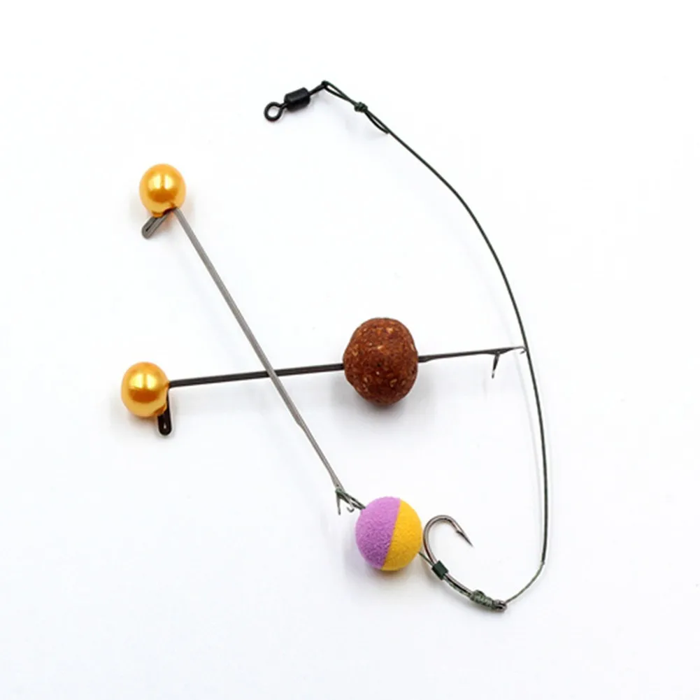 5Pc Baiting Needles Carp Fishing Boilie Drill Metal Lead Core Rigs Splicing Making Tools Multifuntion Pesca Iscas Fish Tackle