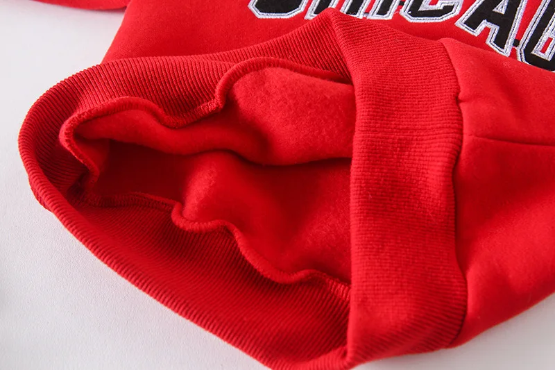 Модный красный/черный свитер для маленьких мальчиков модные флисовые топы с